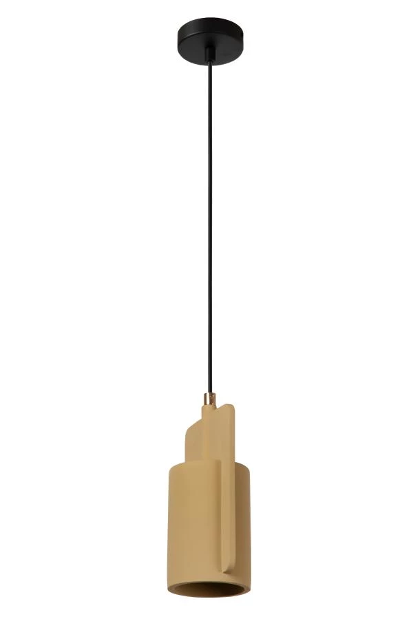 Lucide NINJA - Pendant light - Ø 11,5 cm - 1xE27 - Yellow - turned off